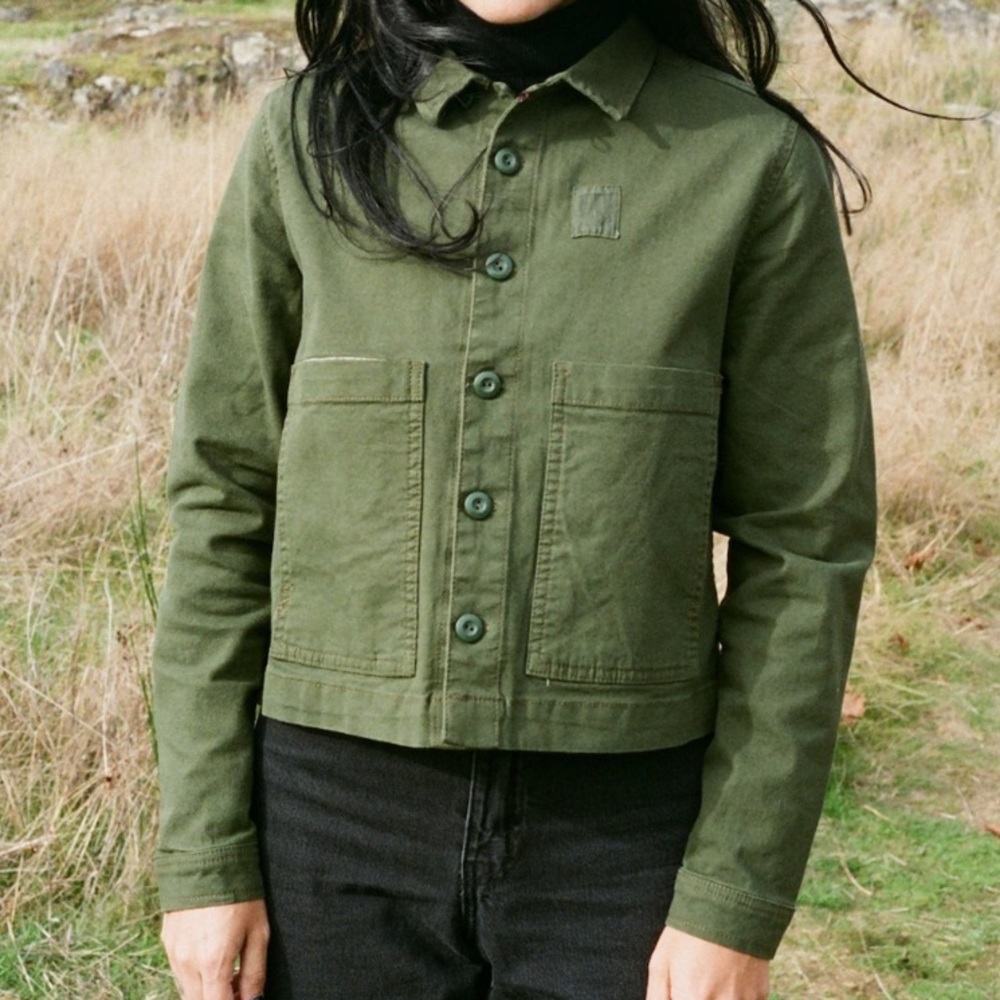 Topo Designs Women's Dirt Jacket in Olive